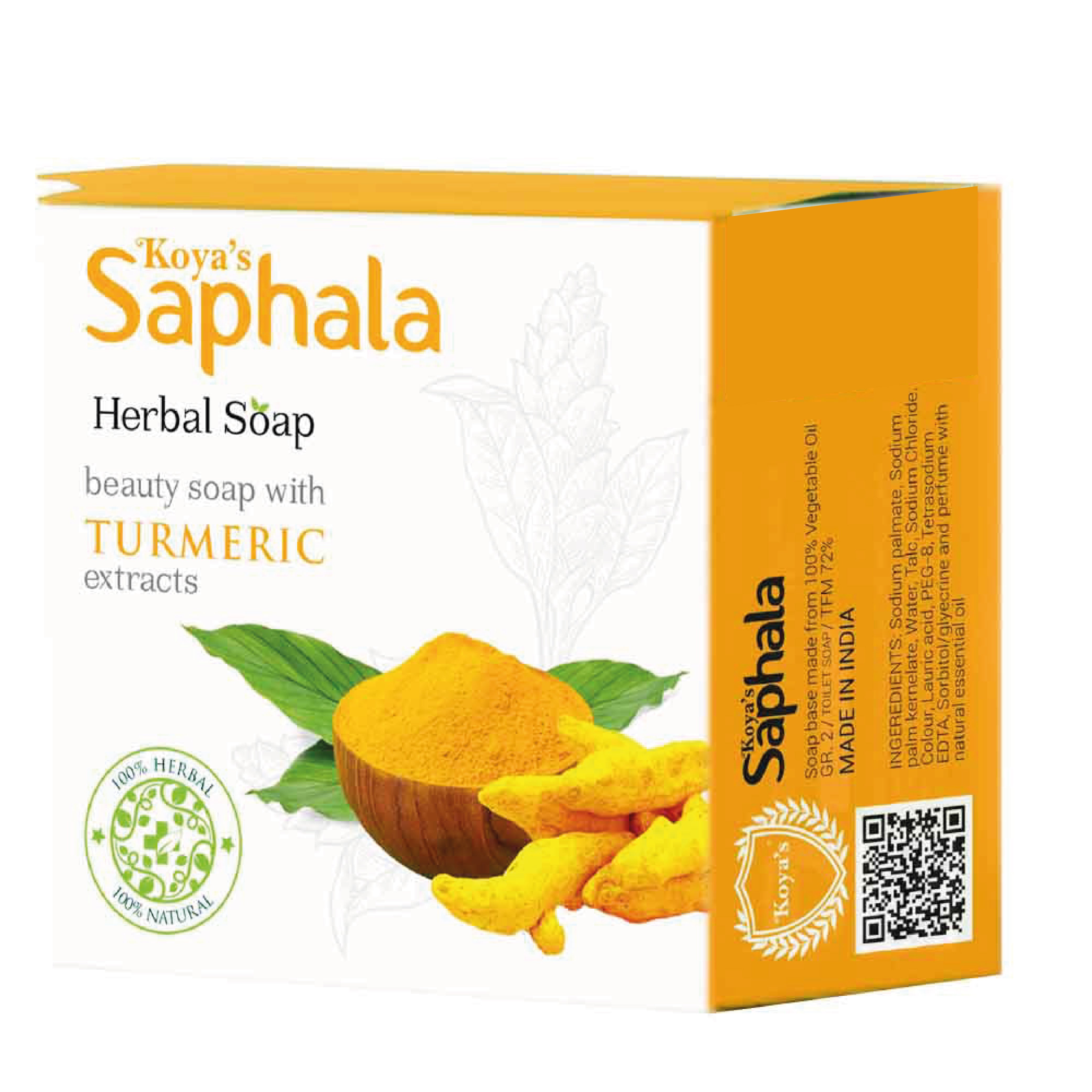 Koyas Saphala Herbal Soap Turmeric