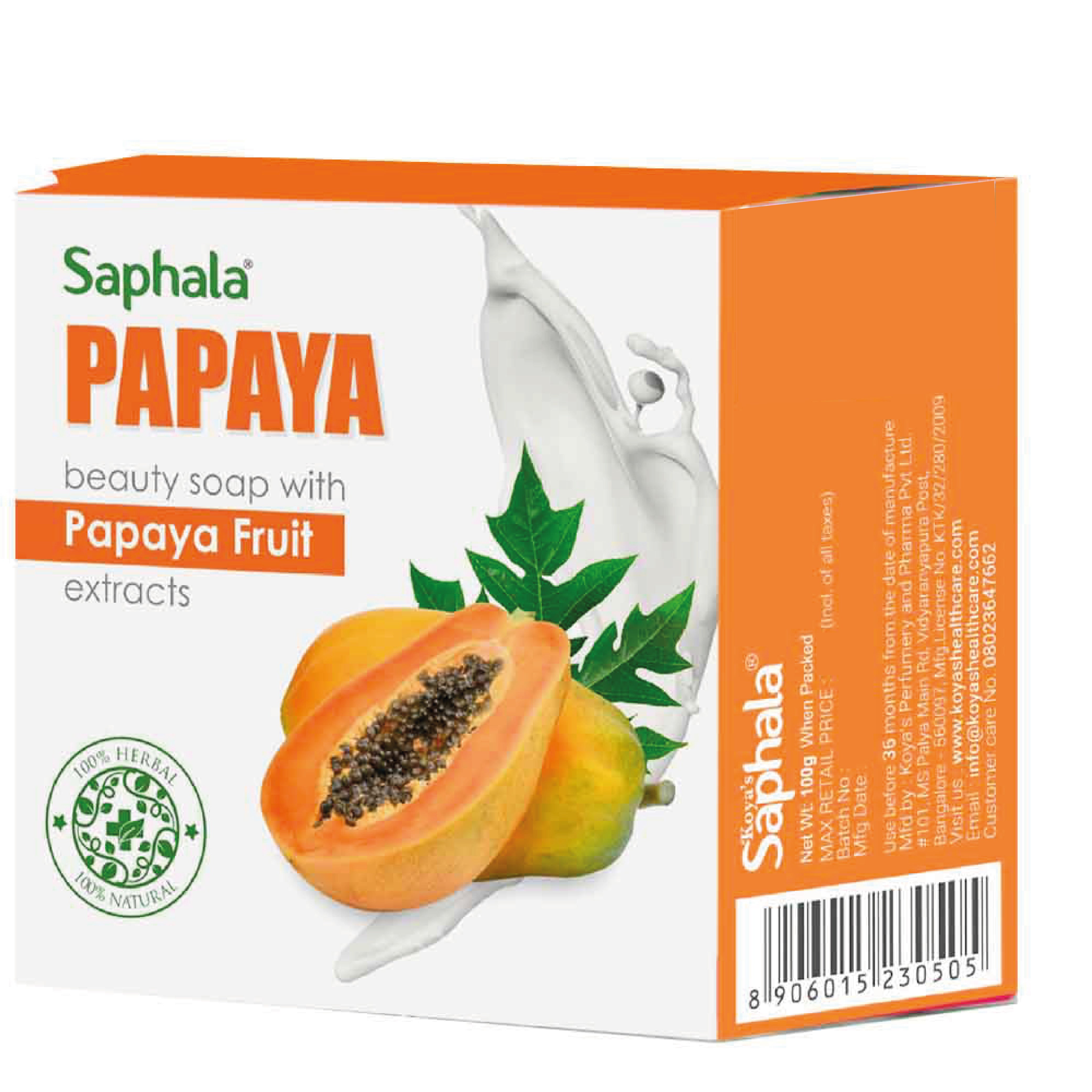 Koya's Herbal Saphala Papaya Soap