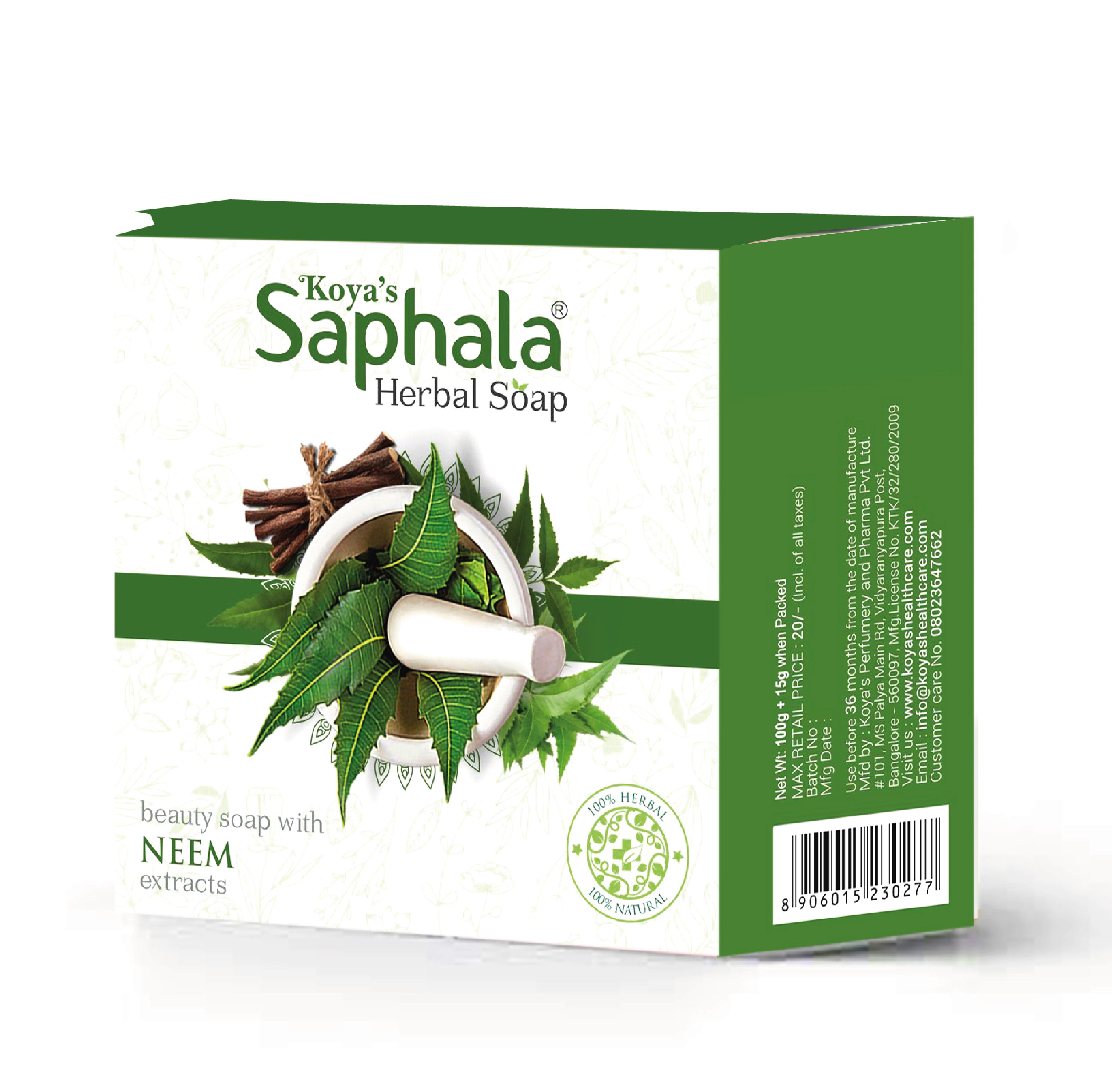 Koyas Saphala Herbal Soap Neem